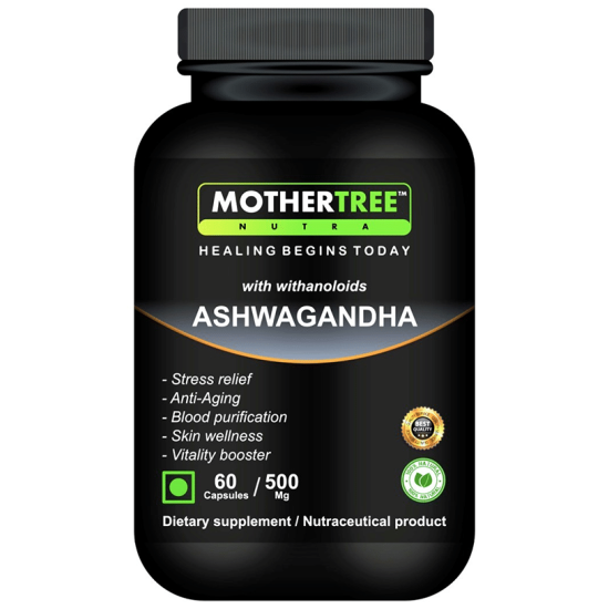 MotherTree Nutra Ashwagandha 500mg Capsule image