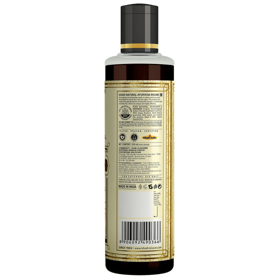 Khadi Naturals Ayurvedic Woodysandal & Honey Hair Cleanser - SLS Paraben Free image