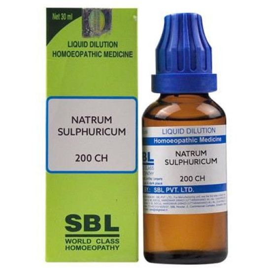 SBL Natrum Sulphuricum Dilution 200 CH image