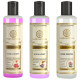 Khadi Naturals Rose & Honey Care Pack (210ml Each) image