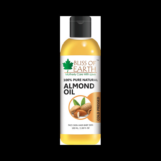 Bliss of Earth 100% Pure Natural Almond Oil image