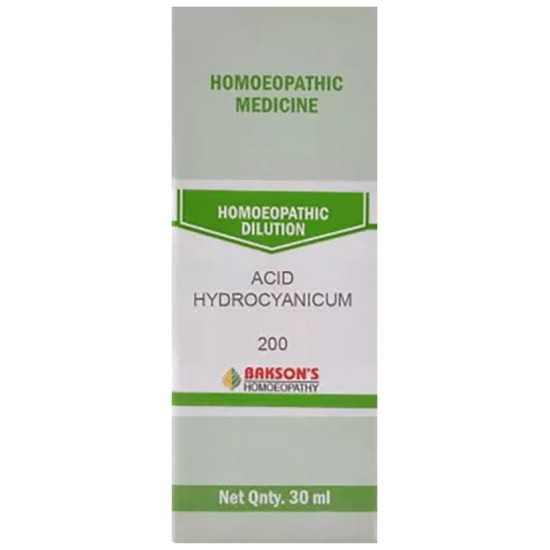 Bakson's Acid Hydrocyanicum Dilution 200 image