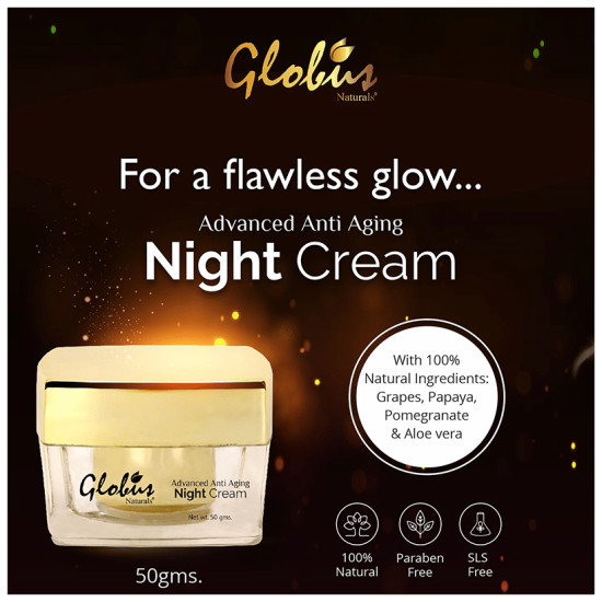 Globus Naturals Advanced Anti Aging Night Cream image