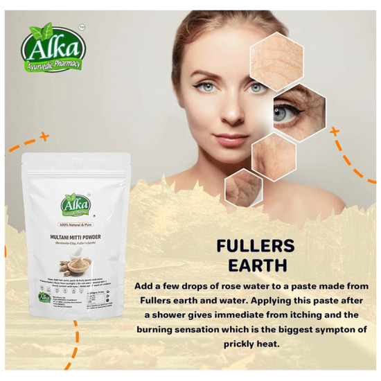 Alka Ayurvedic Pharmacy Multani Mitti Powder image