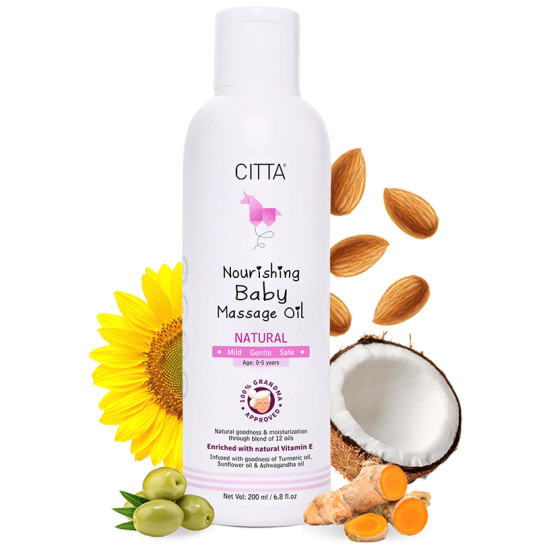 Citta Nourishing Baby Massage Oil image