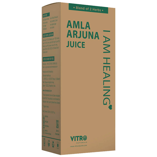 Vitro Naturals I Am Healing Amla Arjuna Juice for Cardiac Health image