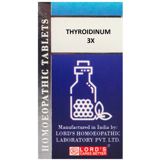 Lord's Thyroidinum Trituration Tablet 3X image