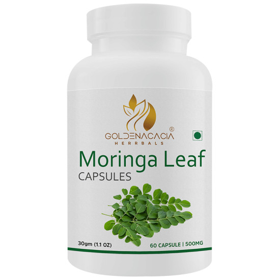 Goldenacacia Herrbals Moringa Leaf 500mg Capsule image