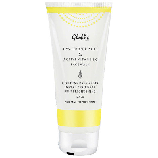 Globus Naturals Hyaluronic acid and Active Vitamin C Face Wash image