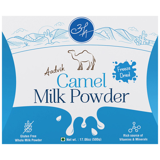 Aadvik Camel Milk Powder Sachet (20gm Each) Gluten Free image