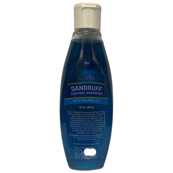 Zacson Dandruff Control Shampoo with Tea Tree Oil image