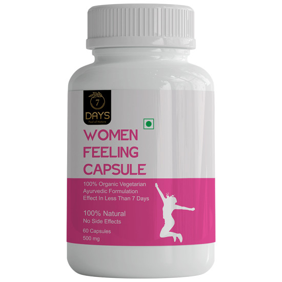 7Days 100% Organic & Natural Women Feeling Veggie Capsule image