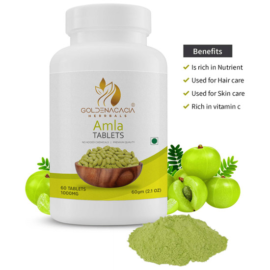 Goldenacacia Herrbals Amla 1000mg Tablet image