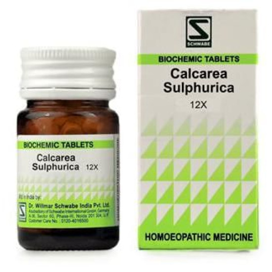 Dr Willmar Schwabe India Calcarea Sulphurica Biochemic Tablet 12X image