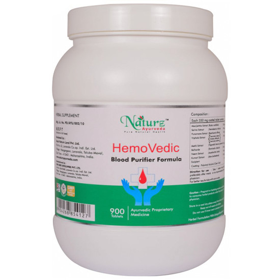 Naturz Ayurveda Hemo Vedic Tablet image