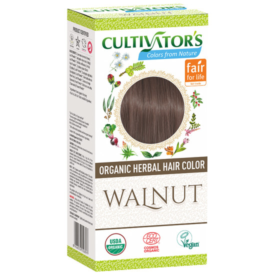 Cultivator's Organic Herbal Hair Color Walnut image