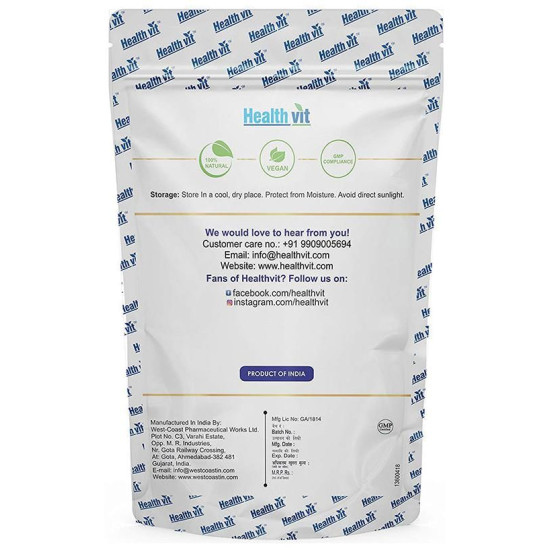 HealthVit Natural Spirulina (Dietary Supplement) Powder image