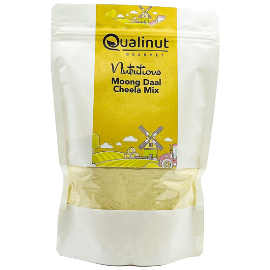 Qualinut Gourmet Nutritious Moong Daal Cheela Mix (400gm Each) image