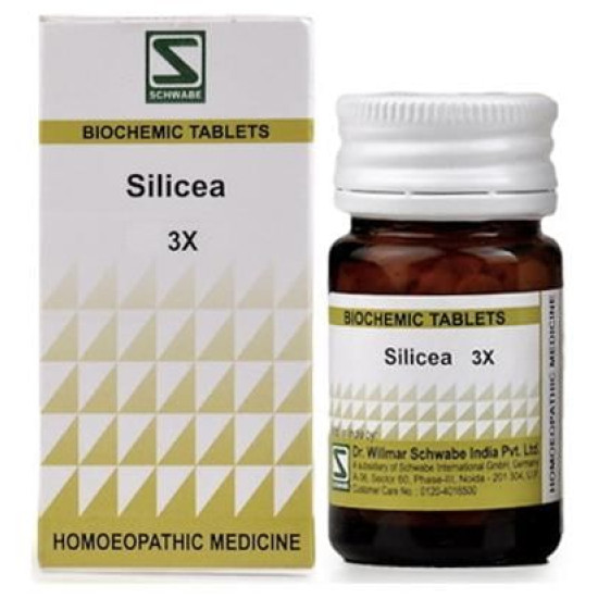 Dr Willmar Schwabe India Silicea Biochemic Tablet 3X image