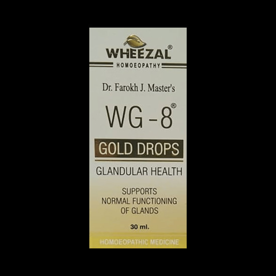 Wheezal WG8 Glandular Health Gold Drop image