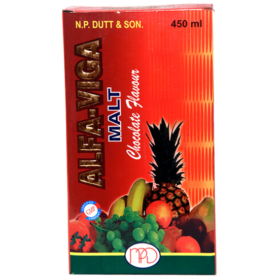 N.P. Dutt & Son Alfa-Viga Malt Syrup Chocolate image