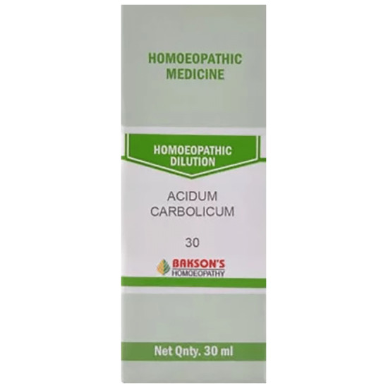 Bakson's Acidum Carbolicum Dilution 30 image