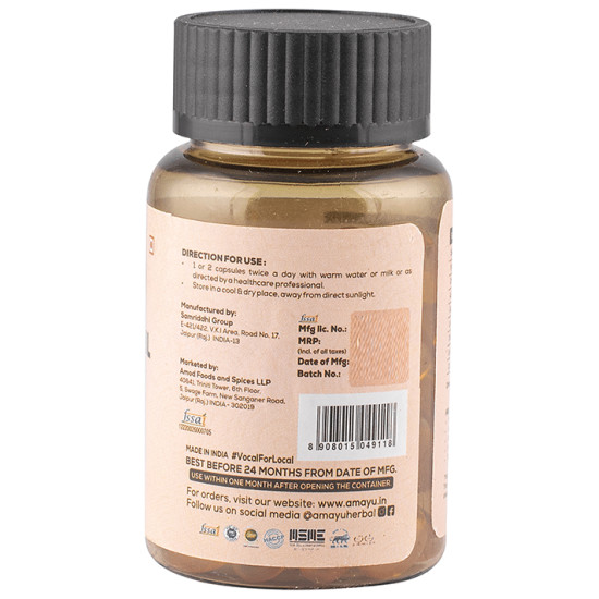 Amayu Flax Seed Oil Source of Omega 3,6,9 Capsule image