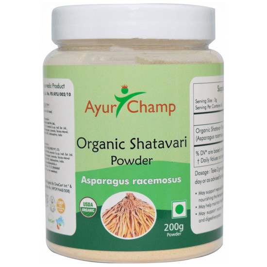 Ayur Champ Organic Shatavari Asparagus Racemosus Powder image