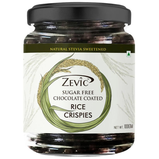 Zevic Chocolate Coated Rice Crispies Sugar Free image