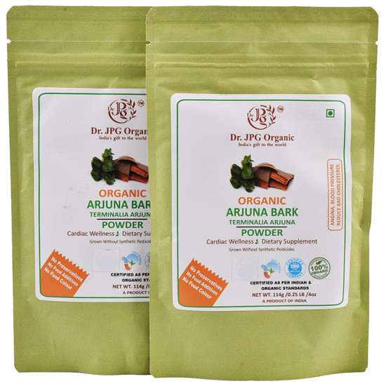 Dr. JPG Organic Arjuna Bark Powder (114gm Each) image