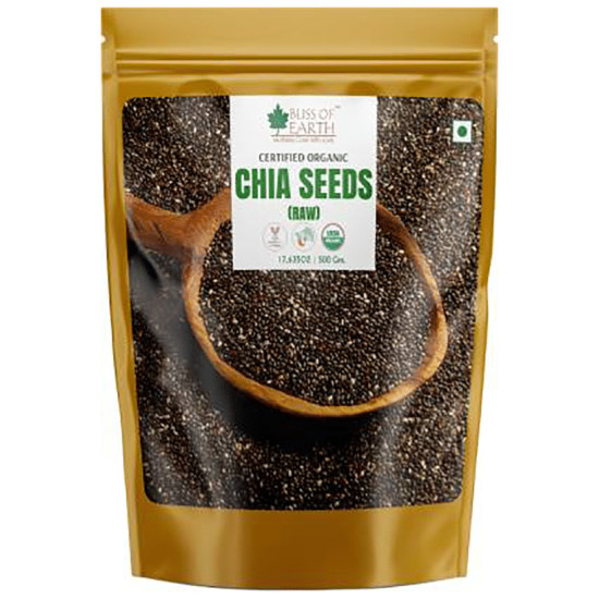 Bliss of Earth Certified Organic Chia Seeds (Raw) image