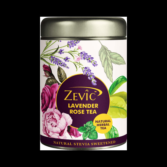 Zevic Lavender Rose Tea Natural Herbal Tea image