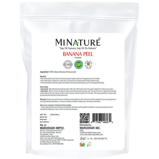 Minature Banana Peel Powder image