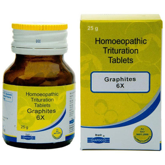 Hapdco Graphites Trituration Tablet 6X image