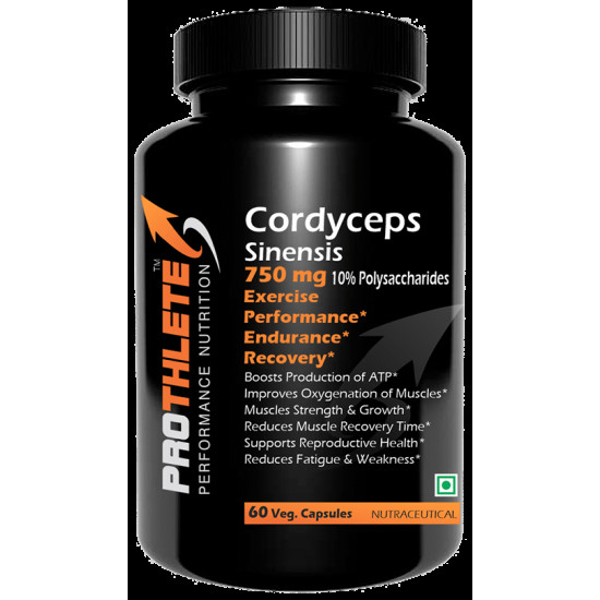 Prothlete Cordyceps Sinensis 750mg Veg Capsule image