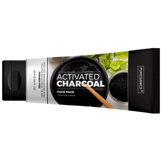 Pureganics Activated Charcoal Face Pack image