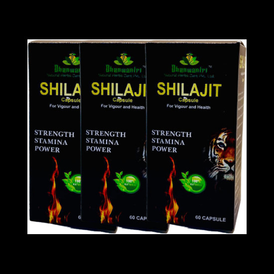 Dhanwantri Shilajit Capsule(60Each) image