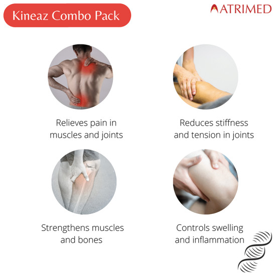 Atrimed Combo Pack of Kineaz Extra Strong with Red Oil and Kineaz Balm image