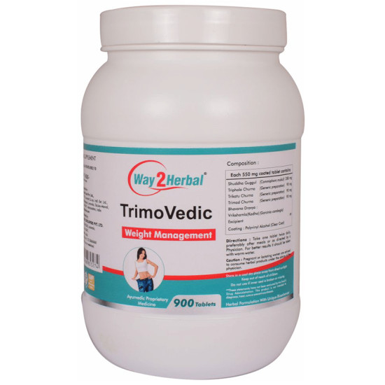 Way2Herbal Trimo Vedic Weight Management Tablet image