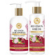 Mom & World Combo Pack of Red Onion Hair Shampoo 300ml & Red Onion Hair Conditioner 200ml image