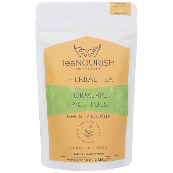 TeaNourish Turmeric Spice Tulsi Herbal Tea image