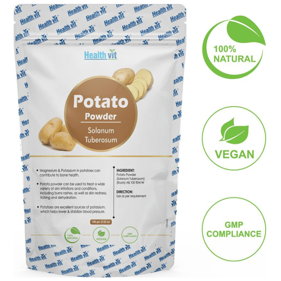 HealthVit Natural Potato (Solanum Tuberosum) Powder image