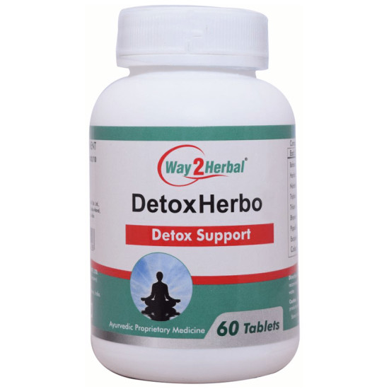 Way2Herbal Detox Herbo Detox Support Tablet image