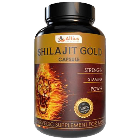 Altius Lifesciences Shilajit Gold Capsule (60 Each) image