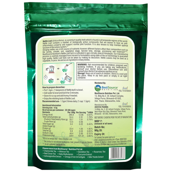 BestSource Nutrition Nettle Leaf Herb image