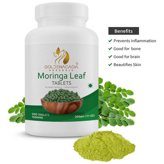 Goldenacacia Herrbals Moringa Leaf 1000mg Tablet image