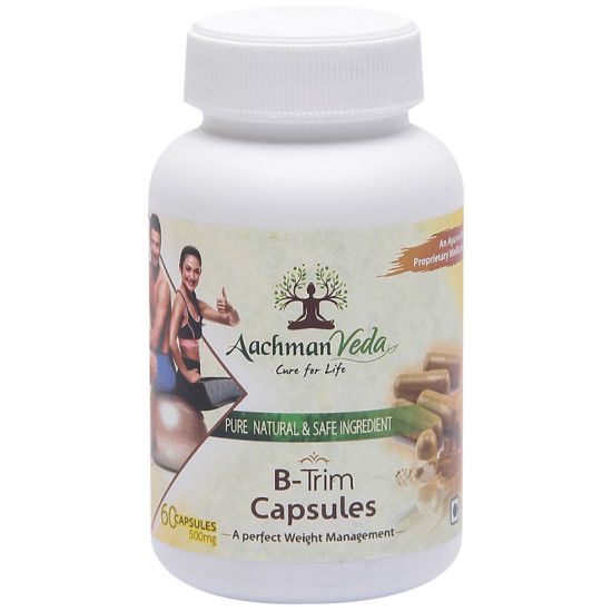 Aachman Veda A Perfect Weight Management B-Trim 500mg Capsule (60 Each) image