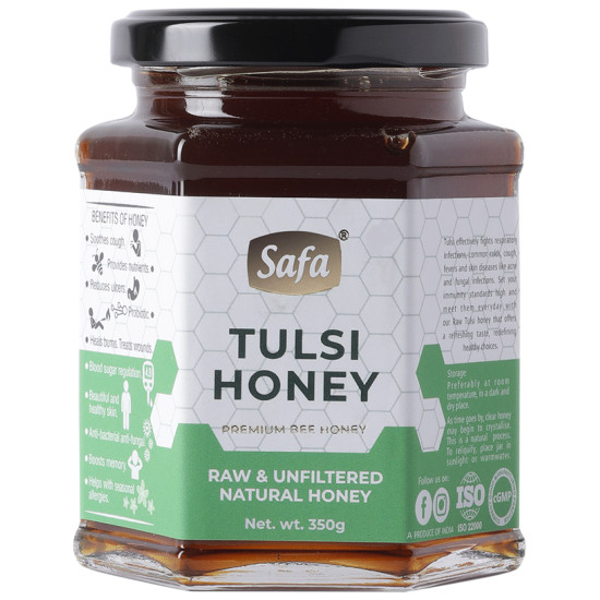 Safa Tulsi Premium Bee Honey Raw and Unfiltered Natural Honey image