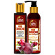 The Indie Earth Combo Pack of Red Onion Hair Shampoo & Red Onion Anti Hair Loss Hair Growth Oil (200ml Each) image