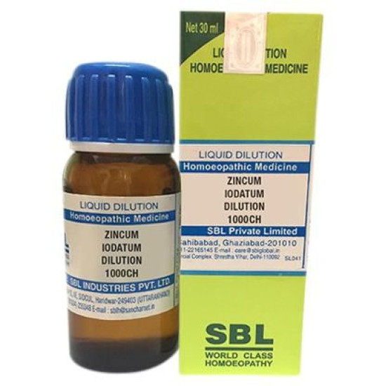 SBL Zincum Iodatum Dilution 1000 CH image